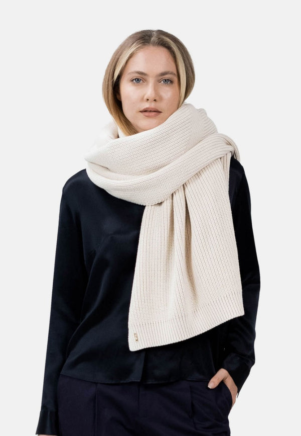 Olden OLA - Blanket Scarf & Throw - Egret